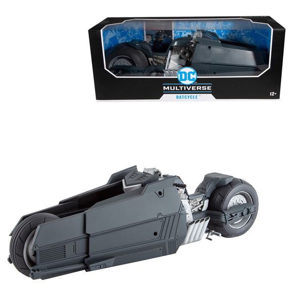 1 DC Multiverse Batman Batcycle Toy/Figure with Collectible Card - New