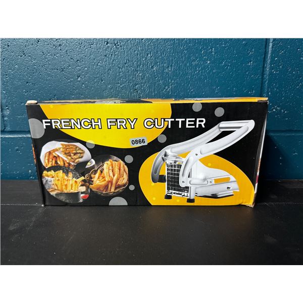 1 Countertop Quick Press French Fry Cutter/Vegetable Slicer - New