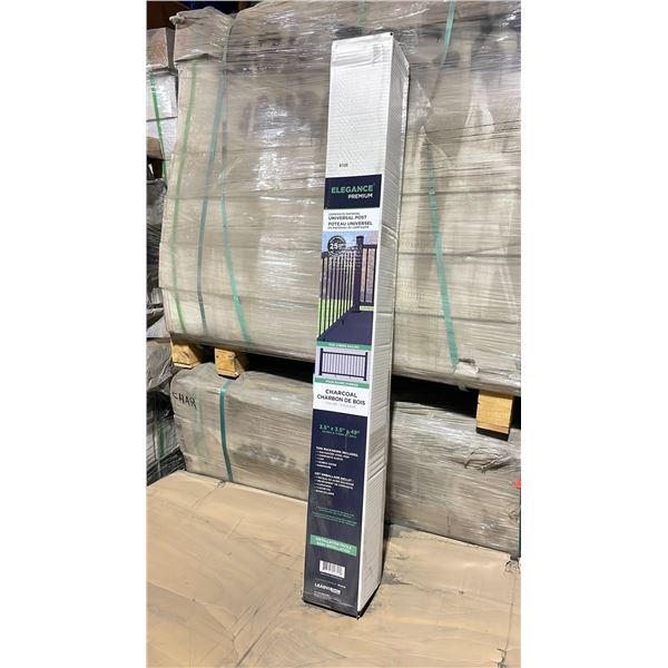 PALLET OF ELEGANCE PREMIUM COMPOSITE 3.5  X 3.5  X 49  DECK RAILING UNIVERSAL POST *CHARCOAL*