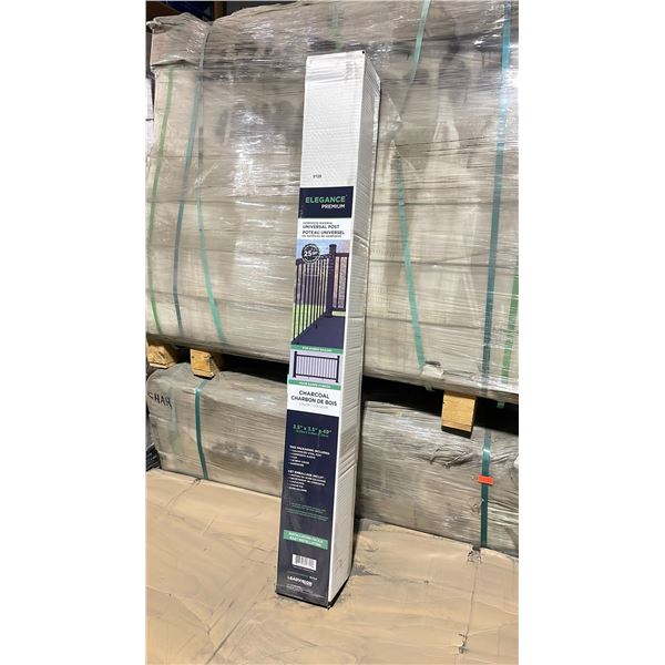 PALLET OF ELEGANCE PREMIUM COMPOSITE 3.5" X 3.5" X 49" DECK RAILING UNIVERSAL POST *CHARCOAL*