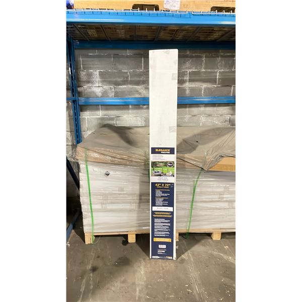 PALLET OF ELEGANCE PREMIUM COMPOSITE 45" X 72" DECK RAILING *DEEP TEA* FOR STRAIGHT & STAIR RAILING