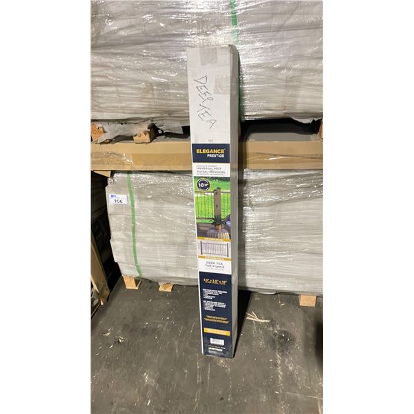 PALLET OF ELEGANCE PREMIUM COMPOSITE 3.5" X 3.5" X 49" DECK RAILING UNIVERSAL POST *DEEP TEA*