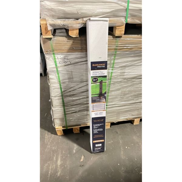 PALLET OF ELEGANCE PREMIUM COMPOSITE 3.5" X 3.5" X 49" DECK RAILING UNIVERSAL POST *LIGHT GREY*
