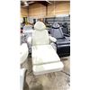 Image 2 : WHITE ADJUSTABLE COMMERCIAL ESTHETICIAN EXAMINATION CHAIR *W/ POWER CABLE & HAND CONTROL*