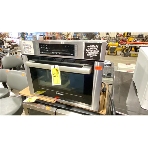 BOSCH HMC54151UC/05 STAINLESS STEEL/BLACK GLASS FRONT MICROWAVE SPEED OVEN