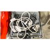 Image 2 : PAIR OF HARD TRANSPORT CASES & 3 POWER CABLES