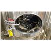 Image 3 : STAINLESS STEEL JACKETED CONE BOTTOM COMMERCIAL BREWERY FERMENTATION TANK W/FRONT ACCESS ON TRI-LEGS