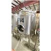 Image 2 : STAINLESS STEEL JACKETED CONE BOTTOM COMMERCIAL BREWERY FERMENTATION TANK W/FRONT ACCESS ON TRI-LEGS