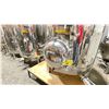 Image 2 : STAINLESS STEEL 40" DIAMETER COMMERCIAL BREWERY MASH TANK WITH FRONT ACCESS PORT, BI-FOLD LID,
