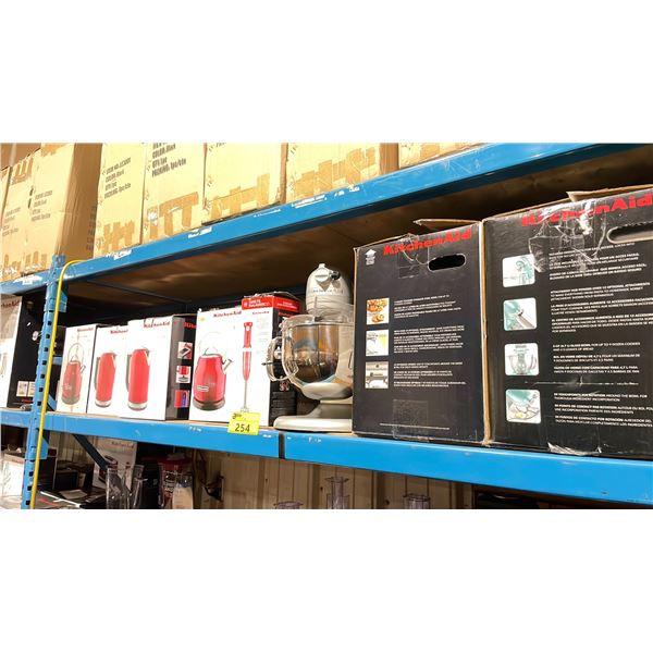 SHELF OF ASSORTED KITCHENAID DISPLAY/RETURN APPLIANCES *UNKNOWN WORKING CONDITION*