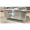 Image 1 : EFI CCB-48 STAINLESS STEEL 48"W X 30"D X 25"H COMMERCIAL MOBILE CHEF BASE EQUIPMENT STAND / COOLER
