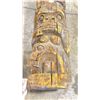 Image 2 : 145"H X 30"W CARVED FOAM 3 DEITY REPLICA FIRST NATION TOTEM POLE