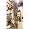 Image 3 : 124"H X 32"W CARVED FOAM 3 DEITY REPLICA FIRST NATION TOTEM POLE
