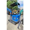 Image 2 : AGT INDUSTRIAL DM20 BLUE DIESEL POWERED RUBBER TRACK MINI EXCAVATOR WITH ATTACHED