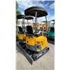 Image 2 : AGT INDUSTRIAL QK18Z YELLOW DIESEL POWERED RUBBER TRACK MINI EXCAVATOR WITH ATTACHED