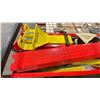Image 2 : AGT ATK-B1000 RED INDUSTRIAL 1,190.5 LBS CAPACITY HYDRAULIC 2 POST AUTOMOTIVE HOIST WITH POWER UNIT