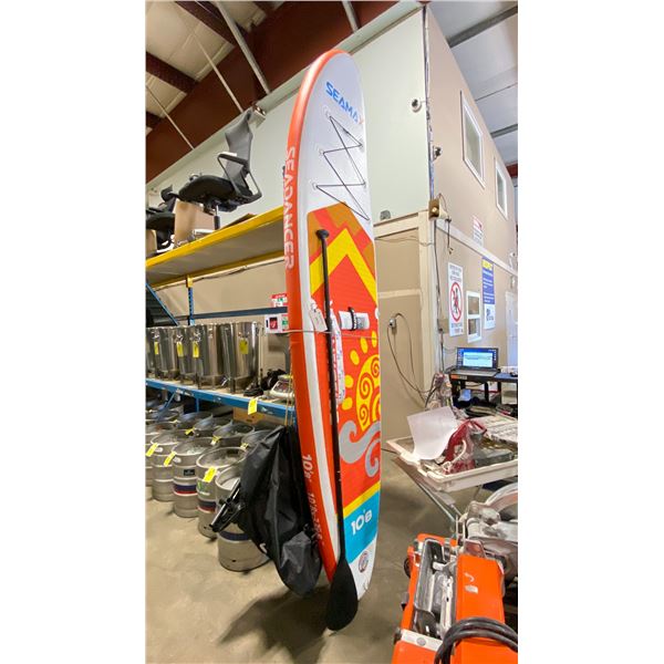 SEAMAX 10.8FT ORANGE SEADANCER INFLATABLE STAND UP PADDLE BOARD *NEW IN BOX*