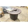 Image 2 : PARAMOUNT FP-545 BRONZE CAST ALUMINUM 33" ROUND PROPANE OUTDOOR FIRE TABLE WITH CONVERTIBLE BURNER