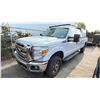 Image 1 : 2015 FORD F350 XLT SUPERDUTY, 4DR CREW CAB PU, WHITE, VIN 1FT8W3B66FED12694