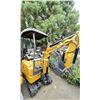 Image 2 : AGT INDUSTRIAL QK18Z YELLOW DIESEL POWERED RUBBER TRACK MINI EXCAVATOR WITH ATTACHED