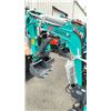 Image 4 : AGT INDUSTRIAL QK16Z TEAL GAS POWERED RUBBER TRACK MINI EXCAVATOR WITH ATTACHED
