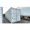 Image 2 : GREY 40' HC, 52,910 MAX CAPACITY INDUSTRIAL TRANSPORT CONTAINER WITH 4 DUAL SWING SIDE DOORS