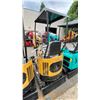Image 4 : AGT INDUSTRIAL H12 YELLOW GAS POWERED RUBBER TRACK MINI EXCAVATOR WITH ATTACHED