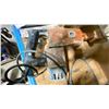 Image 3 : ASSORTED DRYWALL TOOLS, INGERSOLL-RAND ELECTRIC AIR HAMMER, SAW BLADES, LEVEL, EAR MUFFS & MORE