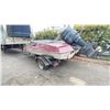 Image 2 : SINGLE AXEL BOAT TRAILER, BLACK, NO REGISTRATION, MUST TOW,  *NOT SUITABLE FOR TRANSPORTATION*