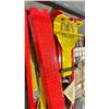 Image 2 : AGT ATK-B1000 RED INDUSTRIAL 1,190.5 LBS CAPACITY HYDRAULIC 2 POST AUTOMOTIVE HOIST WITH POWER UNIT