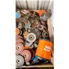 Image 3 : WOODEN PALLET CRATE OF ASSORTED GRINDING DISCS & WIRE WHEEL DISCS *CRATE INCLUDED*