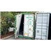 Image 1 : 2018 GREEN / WHITE 40' HC 74,960 MAX CAPACITY INDUSTRIAL COLD STORAGE TRANSPORT CONTAINER WITH