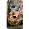 Image 2 : WOODEN PALLET CRATE OF ASSORTED COMMERCIAL INDUSTRIAL WATER / AIR HOSES *PALLET CRATE INCLUDED*