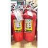 Image 2 : 8 ASSORTED LARGE RED COMMERCIAL FIRE EXTINGUISHERS *BUYER TO CERTIFY*