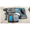 Image 2 : MAKITA DHR241 CORDLESS INDUSTRIAL ROTARY HAMMER DRILL WITH BATTERY, CHARGER, & HANDLE