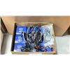 Image 2 : BOX OF ASSORTED INDUSTRIAL SAFETY FACE SHIELDS, & BOX OF SAFETY GLASSES