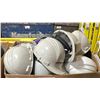 Image 2 : BOX OF ASSORTED CONSTRUCTION HARD HATS