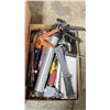 Image 2 : BOX OF FIRST AID ITEMS, BOX OF HAND TOOLS