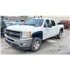 Image 1 : 2012 CHEVROLET SILVERADO 3500 HD LTZ Z71, 4DR CREW CAB PU, WHITE, VIN 1GC4K1E80CF232650