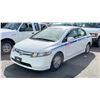 Image 1 : 2008 HONDA CIVIC, 4DR SEDAN, WHITE, VIN JHMFA362X8S800563