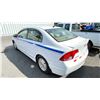 Image 2 : 2008 HONDA CIVIC, 4DR SEDAN, WHITE, VIN JHMFA362X8S800563