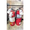 Image 2 : 8 ASSORTED LARGE RED COMMERCIAL FIRE EXTINGUISHERS *BUYER TO CERTIFY*