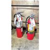 Image 2 : 5 ASSORTED RED COMMERCIAL FIRE EXTINGUISHERS *BUYER TO CERTIFY*