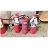 Image 3 : 5 ASSORTED RED COMMERCIAL FIRE EXTINGUISHERS *BUYER TO CERTIFY*