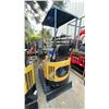 Image 2 : AGT INDUSTRIAL H12 YELLOW GAS POWERED RUBBER TRACK MINI EXCAVATOR WITH ATTACHED