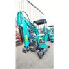Image 2 : AGT INDUSTRIAL H15(Z) GAS POWERED RUBBER TRACK MINI EXCAVATOR WITH ATTACHED DIGGING BUCKET,