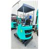 Image 2 : AGT INDUSTRIAL H15(Z) GAS POWERED RUBBER TRACK MINI EXCAVATOR WITH ATTACHED DIGGING BUCKET,