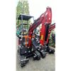Image 2 : AGT INDUSTRIAL MX15(Z) GAS POWERED RUBBER TRACK MINI EXCAVATOR WITH ATTACHED DIGGING BUCKET,