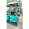 Image 3 : AGT INDUSTRIAL MH12-Z TEAL GAS POWERED RUBBER TRACK MINI EXCAVATOR WITH ATTACHED