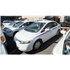Image 1 : 2008 HONDA CIVIC HYBRID, 4DR SEDAN, WHITE, VIN JHMFA36238S800940